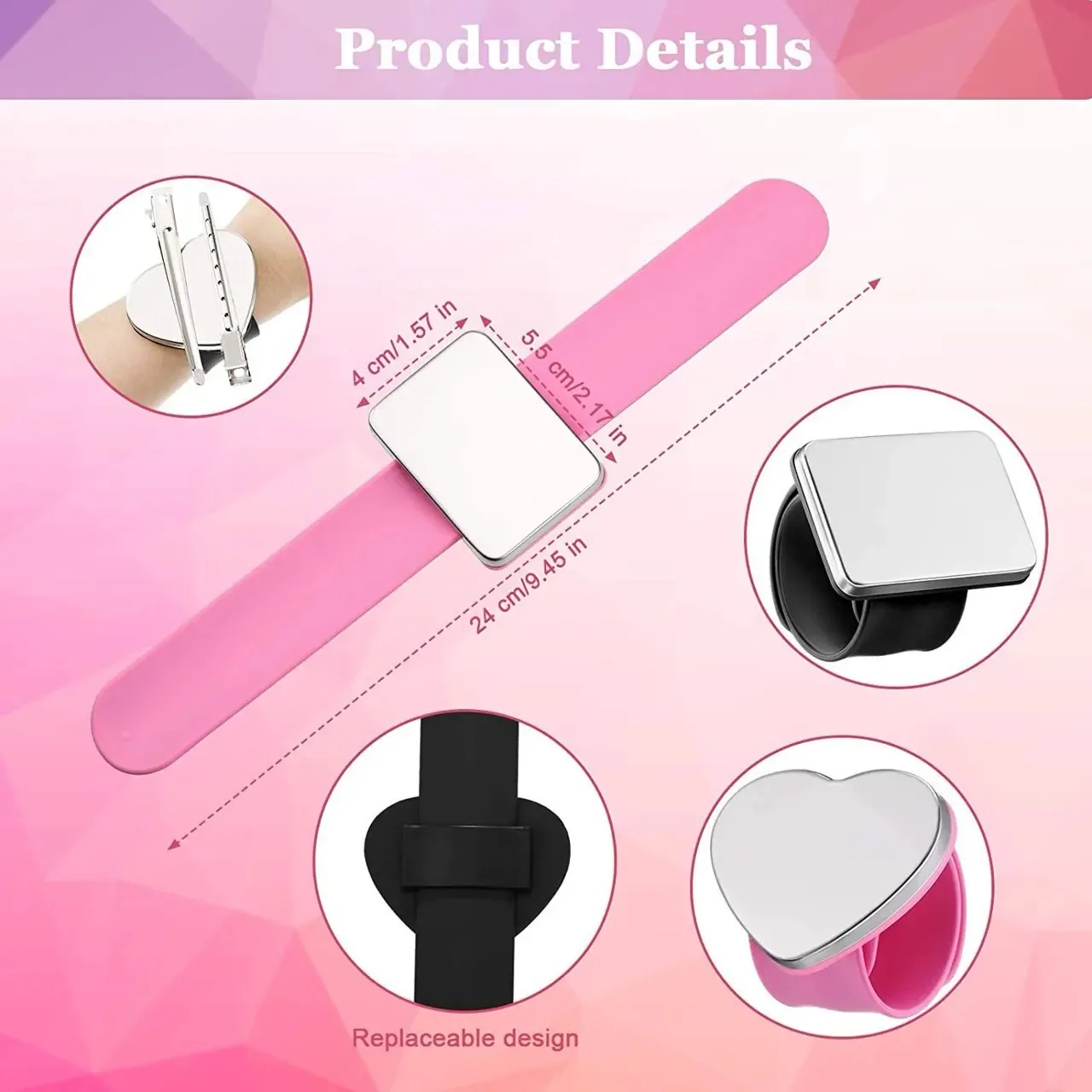 Sewing Pin Cushion - Silicone Magnetic Wrist Pincushion Portable Magnet