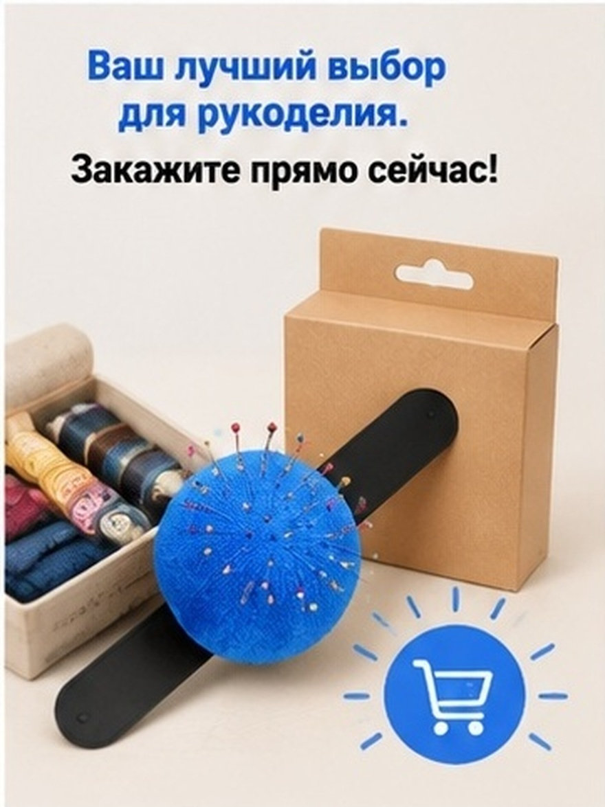 Sewing Pin Cushion - Needle Holder DIY Wrist Pin Cushion