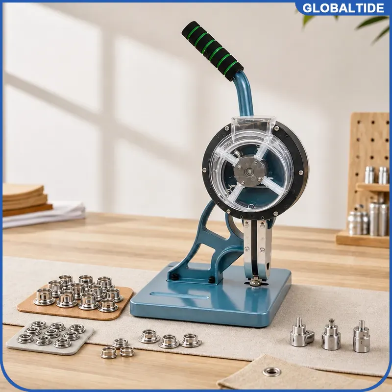 Sewing Machine In Textile - Semi Automatic Buttonhole Machine Ring Free