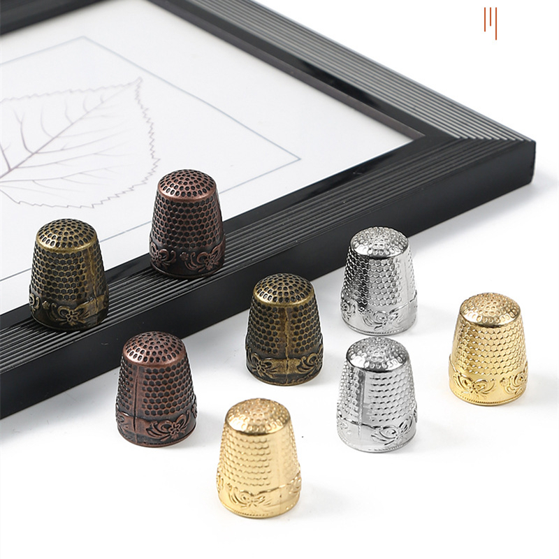 Retro Finger Protector Antique - Sewing Thimble Metal 评论和价格