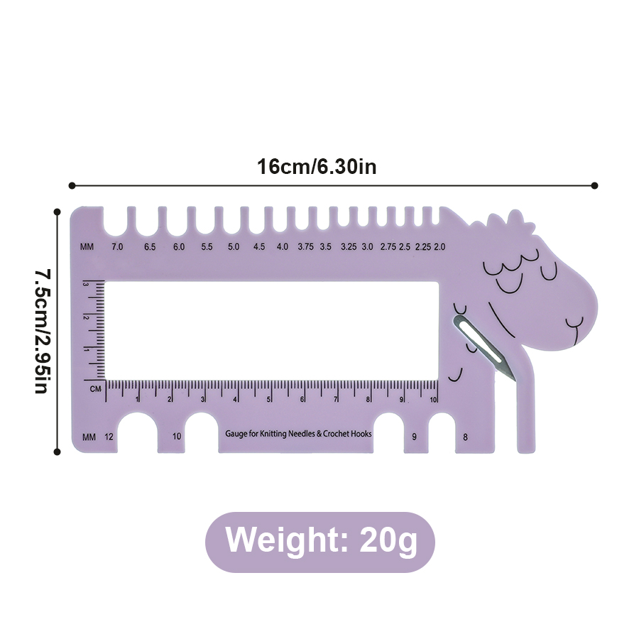 1pcs Sheep Head Shaped Gauge R - Sewing Gauge Ruler 评论和价格