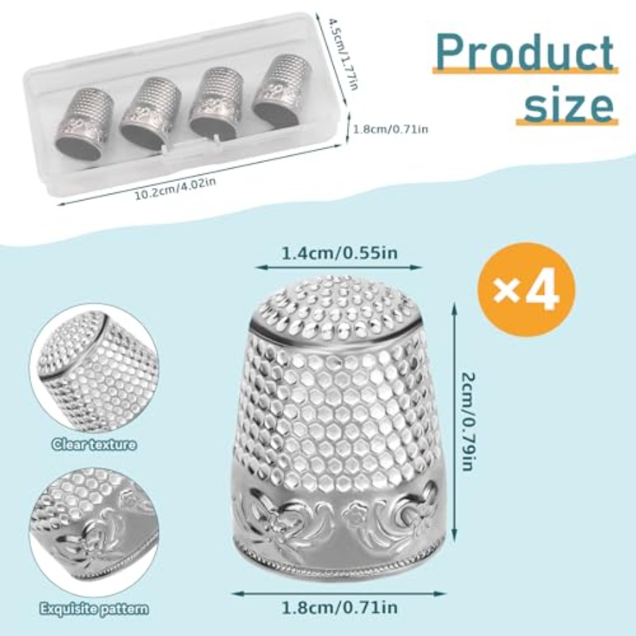 ZMAAGG Thimbles for Hand Sewin - Sewing Thimble Metal 评论和价格