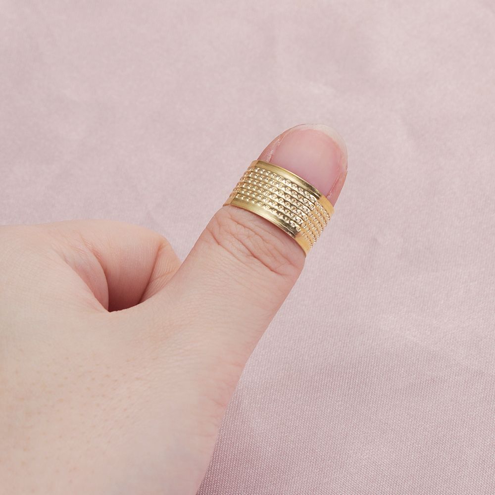Sewing Accessories Vintage Gol - Sewing Thimble Metal 评论和价格