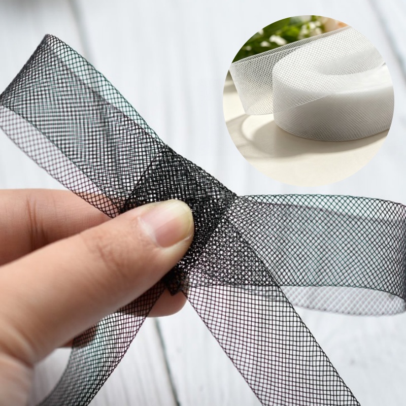 Crinoline Horsehair Net Braid  - Sewing Fabric 评论和价格