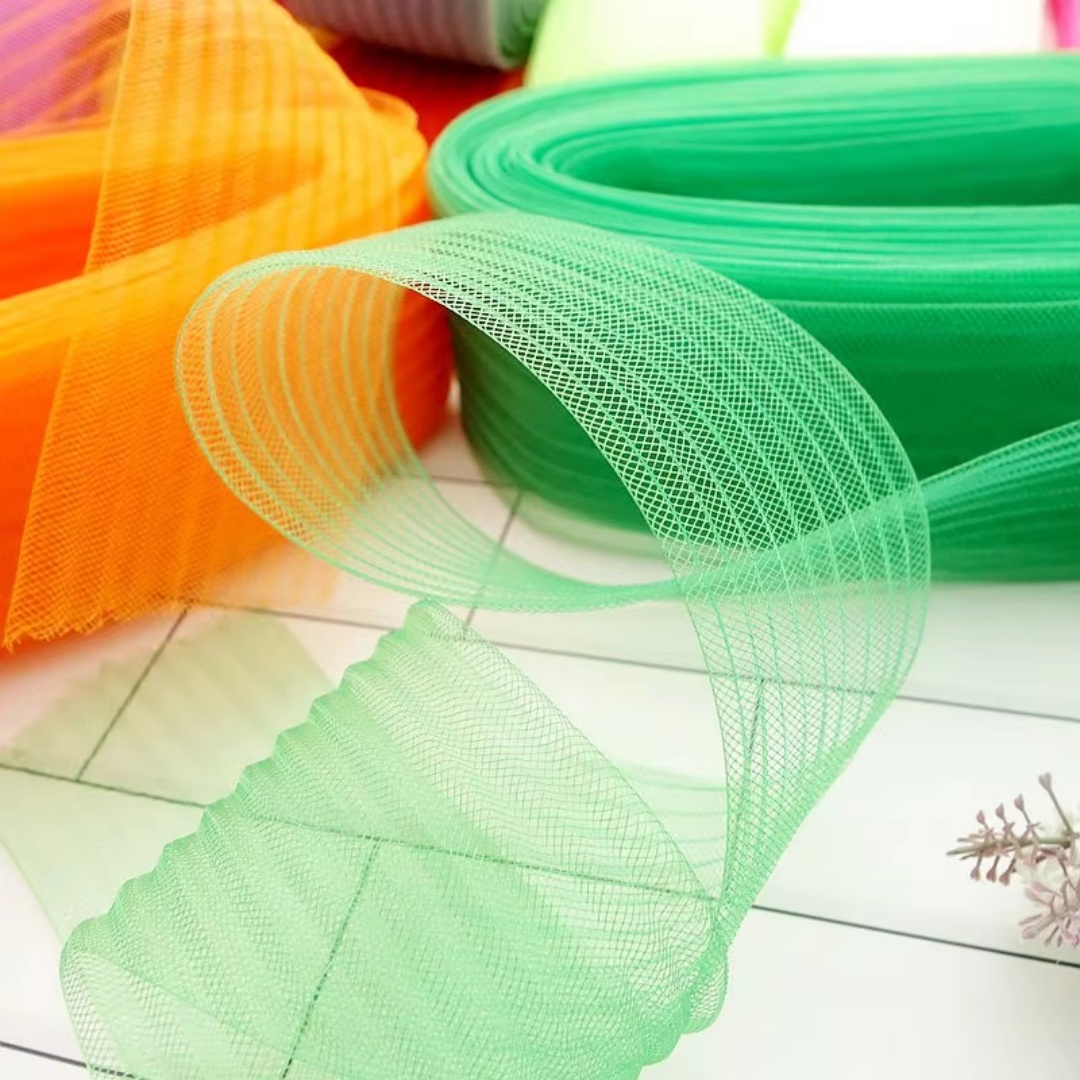 Crinoline Horsehair Net Braid  - Sewing Fabric 评论和价格