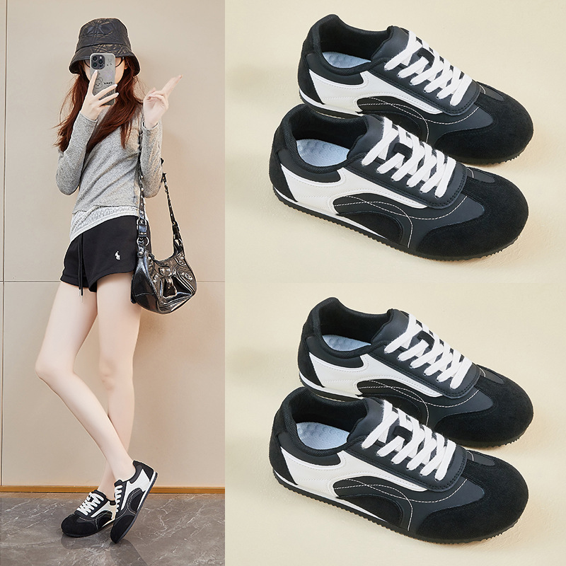 Women's leather sports shoes,  - Sewing Cotton 评论和价格