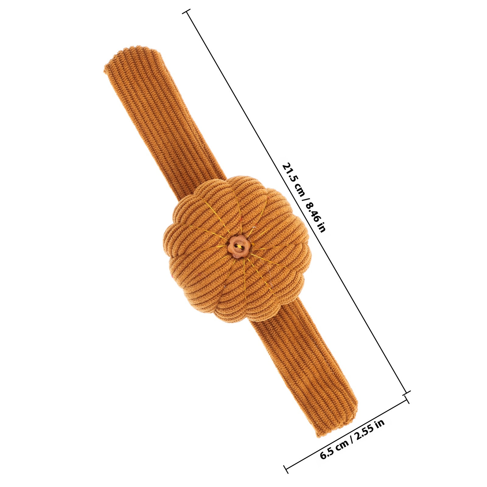 Wrist Corduroy Pumpkin Pin Cus - Sewing Pin Cushion 评论和价格