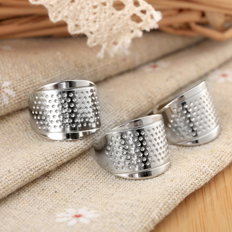3pcs Metal Finger Thimbles Tai - Sewing Thimble Metal 评论和价格