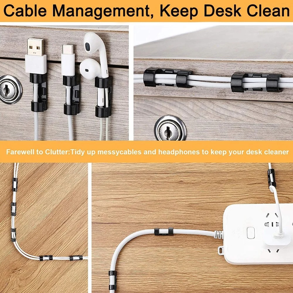20/40PCS Cable Organizer Clips - Bobbin Organizer Box 评论和价格