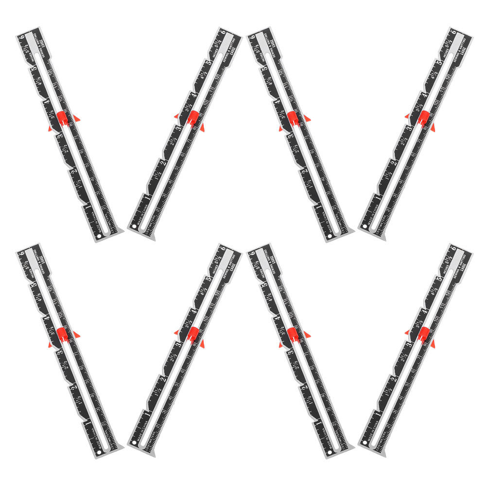 8Pcs Fabric Quilting Ruler Sli - Sewing Gauge Ruler 评论和价格