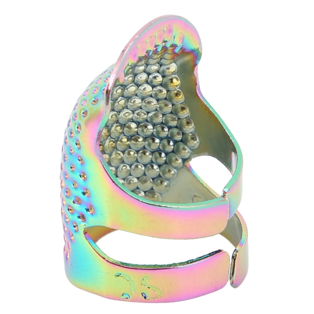 4Pcs Durable Brass Finger Prot - Sewing Thimble Metal 评论和价格