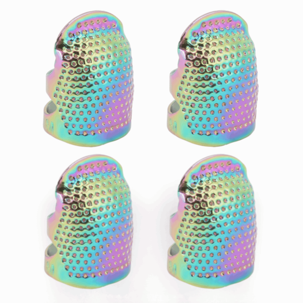 4Pcs Durable Brass Finger Prot - Sewing Thimble Metal 评论和价格