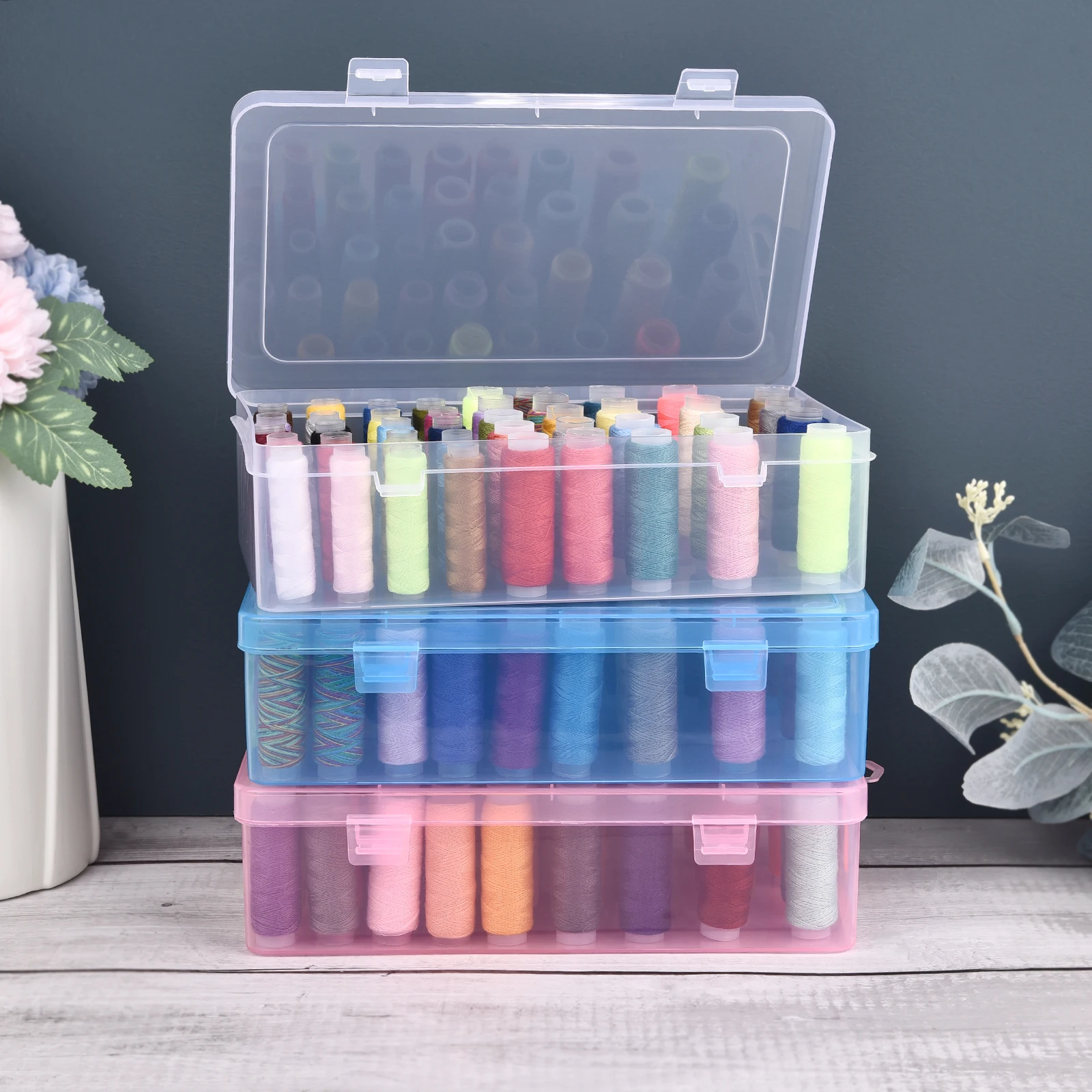 New 24 Grids Spool Organizer/4 - Bobbin Organizer Box 评论和价格