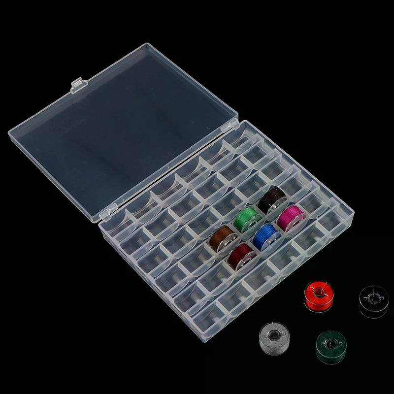 36 Spools Empty Bobbins Sewing - Bobbin Organizer Box 评论和价格