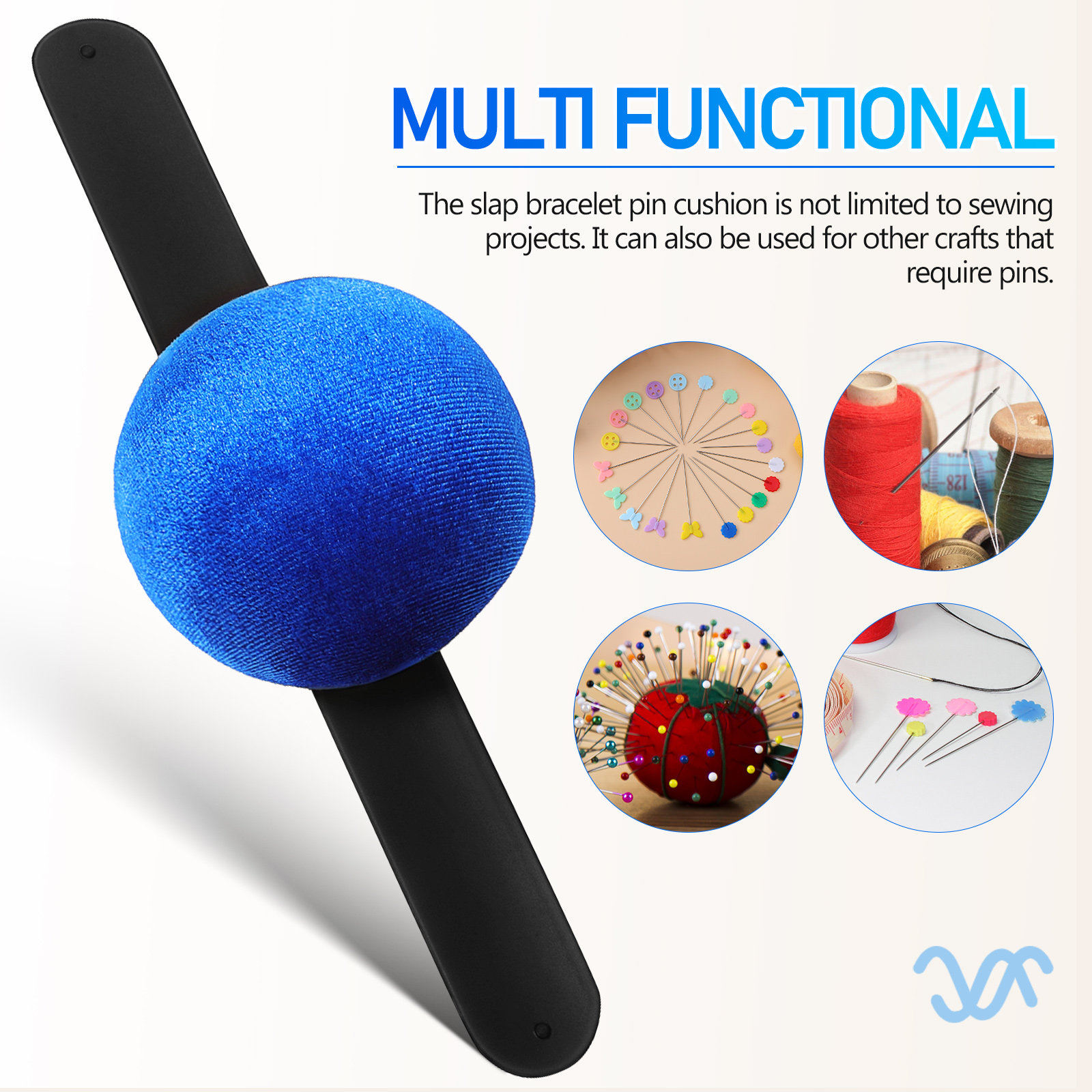 Needle Holder DIY Wrist Pin Cu - Sewing Pin Cushion 评论和价格
