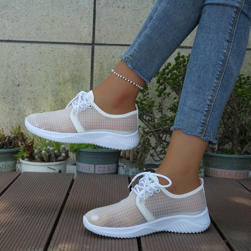 Women's Sneakers Round Toe Lac - Sewing Cotton 评论和价格