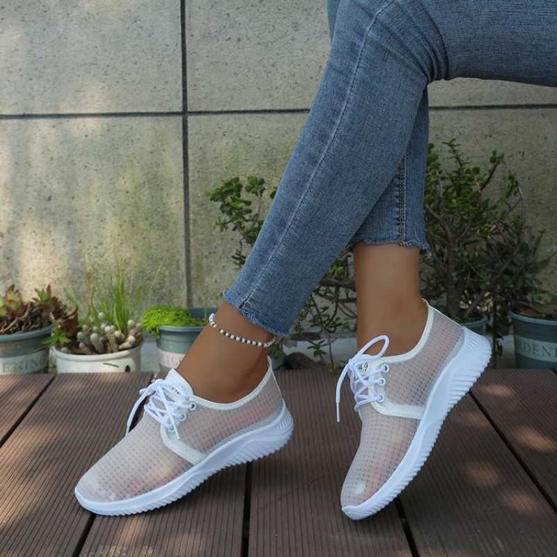 Women's Sneakers Round Toe Lac - Sewing Cotton 评论和价格