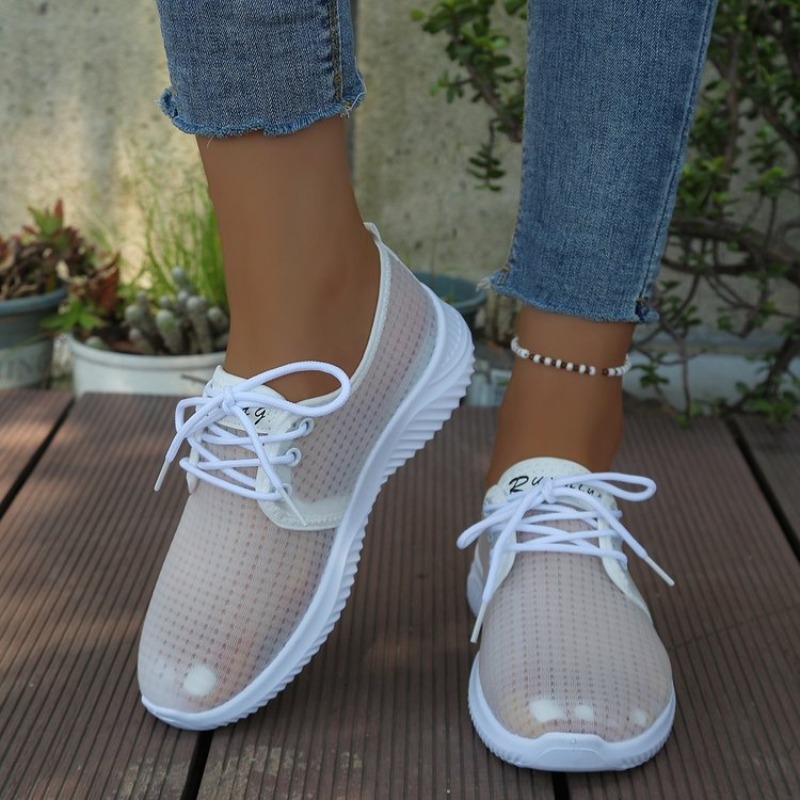 Women's Sneakers Round Toe Lac - Sewing Cotton 评论和价格