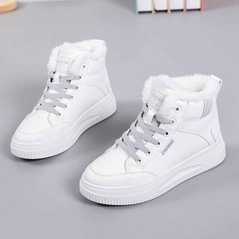 White Shoes Women's 2025 Winte - Sewing Cotton 评论和价格