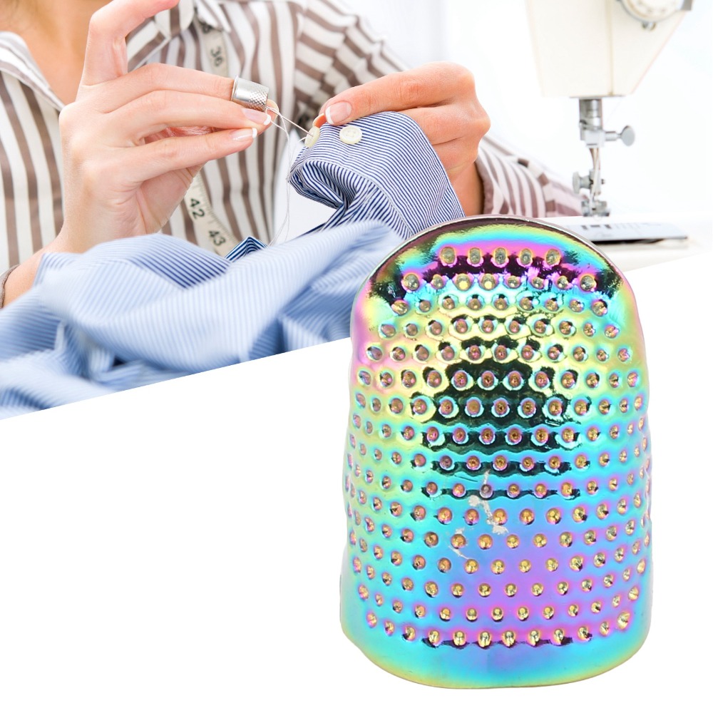 4Pcs Durable Brass Finger Prot - Sewing Thimble Metal 评论和价格