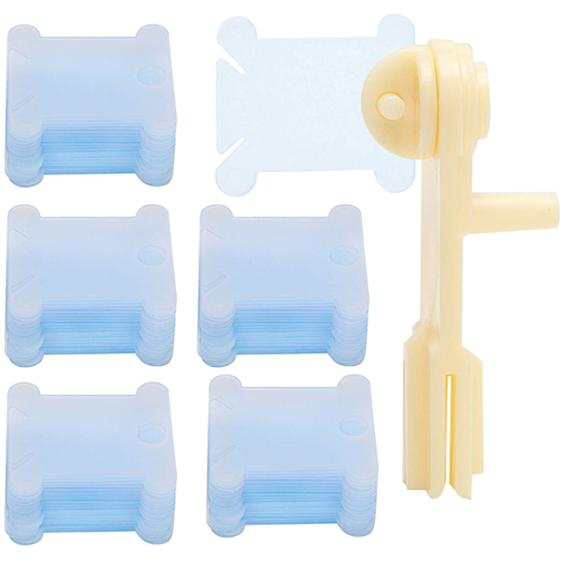 1/50/100/500pc Plastic Cross S - Bobbin Organizer Box 评论和价格